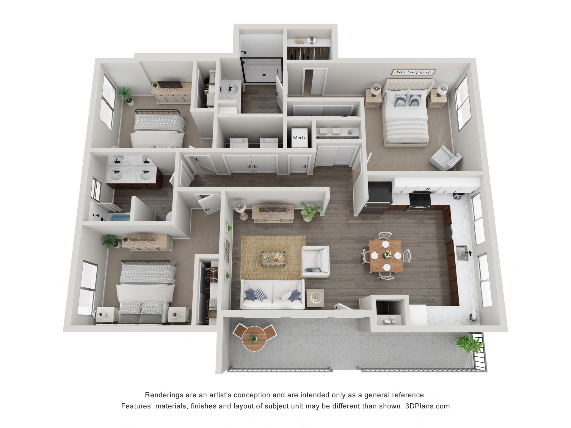 4200 Village Drive Studio-3 Beds Apartment for Rent - Photo Gallery 21